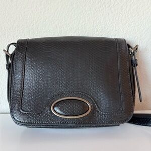 Zara - Textured Black Crossbody Bag